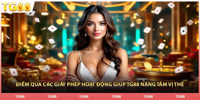 Điểm qua các giấy phép hoạt động giúp TG88 nâng tầm vị thế